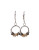 Nine West Beaded Drop Hoop Earrings - TRI COLOUR