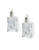 Kate Spade New York Draped Jewels Emerald Cut Drop Earrings - CLEAR