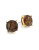 Lauren Ralph Lauren Smoky-Topaz Epoxy Stone Stud Earrings - GOLDTONE