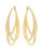 Swarovski Gold Plated Swarovski Crystal Hoop Earring - GOLD