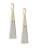 A.B.S. By Allen Schwartz Sparkling Linear Drop Earrings - TWO TONE