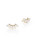 Cezanne Faux Pearl Crawler Stud Earrings - IVORY