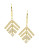 Crislu Miranda Dangle Earrings - GOLD