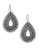 Lucky Brand Teardrop Drop Earrings - SILVER