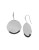 Robert Lee Morris Soho Wire Wrapped Round Drop Earrings - HEMATITE