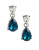 Expression Double Teardrop Earrings - BLUE