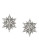 Louise Et Cie Micro Pave Small Starburst Studs - SILVER