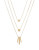 Trina Turk Three-Piece Geo Necklace Set - GOLD