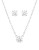 Swarovski Silver Tone Swarovski Crystal Attract Jewellery Set - SILVER