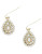 Cezanne Garden Party Pearl and Crystal Drop Earring - PEARL