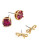 Kate Spade New York Two-Pair Glitter and Bow Earring Set - PINK