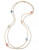 Carolee Caspian Sea Double Row Illusion Gold Tone Necklace - MULTI COLOURED