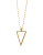 Dogeared Teeny Triangle Necklace - GOLD