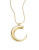 Trina Turk Half Moon Pendant Necklace - GOLD