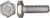 1/2x1-1/2 Hex Hd Capscrew GR2 Unc