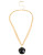 Kenneth Cole New York Jet Jewels Faceted Stone Pendant Necklace - JET