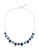 Nine West Stone Row Statement Necklace - BLUE