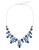 Nine West Multi-Stone Statement Necklace - BLUE