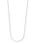 Expression 18" Sterling Silver Snake Chain Necklace - SILVER - 18