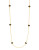 Louise Et Cie Indian Summer Collection Long Illusion Necklace - BLACK