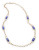 A.B.S. By Allen Schwartz Eye Stone Cable Chain Necklace - BLUE