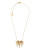 Michael Kors Matchstick Spike Pendant Necklace - GOLD