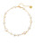 Anne Klein Faux Pearl and Stone Collar Necklace - IVORY