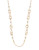 Expression Mixed Ball and Chain Necklace - BEIGE