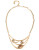 Robert Lee Morris Soho Faceted Stone Cut-Out Frontal Necklace - TOPAZ