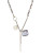 Chan Luu Beaded Chain Dagger Necklace - BLUE