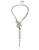 Betsey Johnson Something New Metal Y Necklace - CRYSTAL