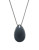 Skagen Denmark Blue Sea Glass Pendant Necklace - BLUE