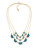 Carolee Bayou Blues Triple Row Necklace - DARK BLUE