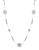 Nadri Cubic Zirconia Bezel Station Necklace - SILVER