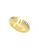 Louise Et Cie Goldtone Pave Split Band Ring - GOLD