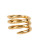 Robert Lee Morris Soho Goldtone Spiral Wrap Ring - BRONZE - 7