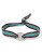 Rita D Pave Plate Stretch Ribbon Bracelet - BLUE