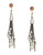 Rita D Tassel Drop Earring with Beads and Pearls - SILVER