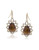 Carolee Desert Oasis Dramatic Drop Pierced Earrings - LIGHT BROWN