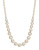 Rita D Pearl Beaded Necklace with Rondelles - PEARL