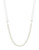 Rita D Small Pearl Ribbon Necklace - WHITE