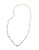 Cezanne Elongated Faux Pearl Necklace - IVORY