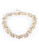 Cezanne Double Strand Faux Pearl and Rhinestone Necklace - IVORY