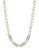 Rita D Pearl Necklace with Silvertone Accents - PEARL
