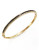 Effy 14k Yellow Gold Diamond Black Diamond Bangle - DIAMOND