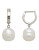 Honora Style 12mm Freshwater Pearl Drop Earrings - WHITE