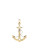 Fine Jewellery 14K Two-Tone Gold Anchor Pendant - TWO TONE GOLD