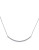 Concerto White Topaz Sterling Silver Bar Necklace - TOPAZ