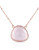 Concerto Fancy Quartz and White Topaz Pink Sterling Silver Necklace - QUARTZ