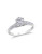 Concerto .33 CT Diamond TW 14k White Gold Fashion Ring - DIAMOND - 9